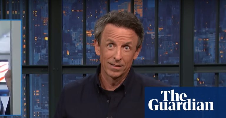 Seth Meyers on Maga’s Epstein scandal: ‘They did this to themselves’