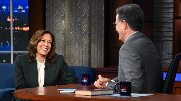 Kamala Harris Explains Why She’s Not Running for Election on Stephen Colbert’s ‘Late Show’: ‘I Don’t Want to Go Back in the System. I Think It’s Broken’