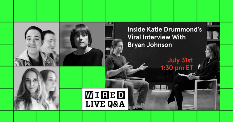 Join Our Next Livestream: Inside Katie Drummond’s Viral Interview With Bryan Johnson