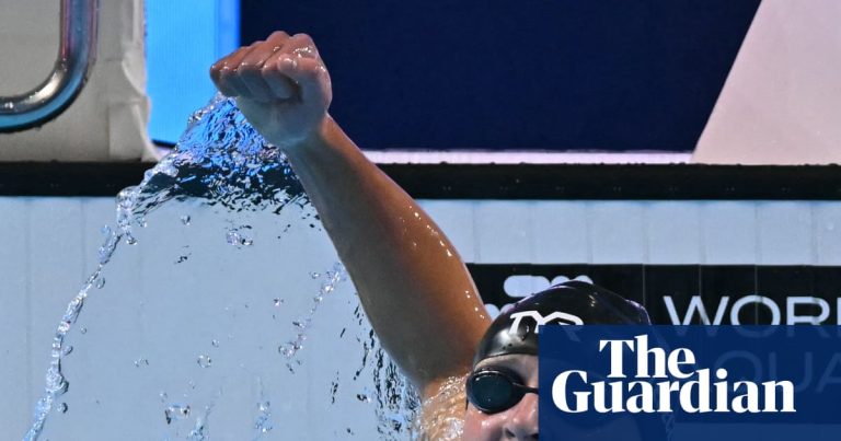 Ledecky wins 800m freestyle world title over Pallister and McIntosh in classic
