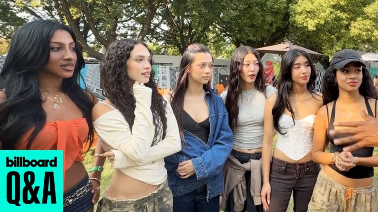 KATSEYE on What Fans Can Expect From Lollapalooza, Thoughts on ‘K Pop Demon Hunters’ & More | Billboard News