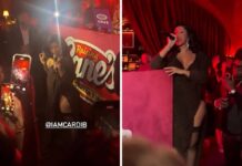 Cardi B Performs at VMA After Party, Lenny Kravitz and Jamie Foxx in Crowd