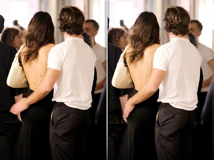 Kaia Gerber and Lewis Pullmansplit sub backgrid