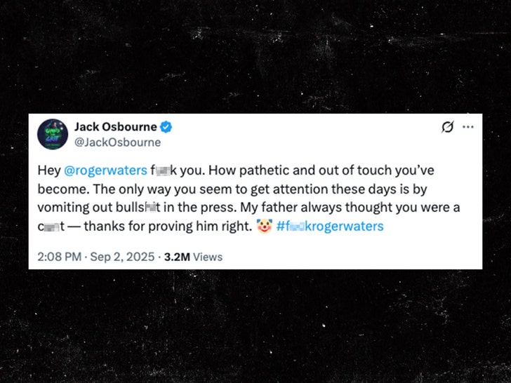 jack osbourne and roger waters x