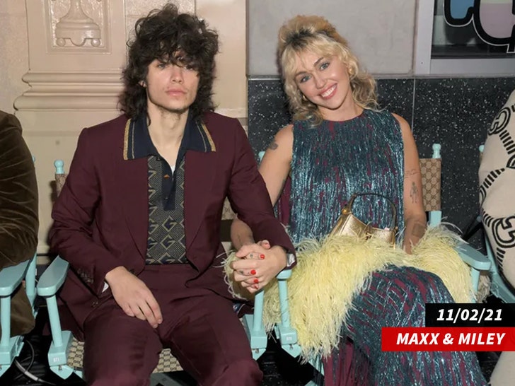 Maxx Morando and Miley Cyrus getty