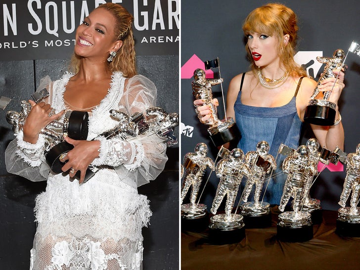 Beyonce vs. Taylor Swift -- VMAs' Golden Girls Edition