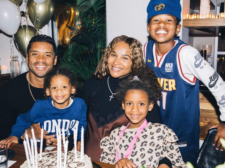 Ciara & Russell Wilson -- Family Photos