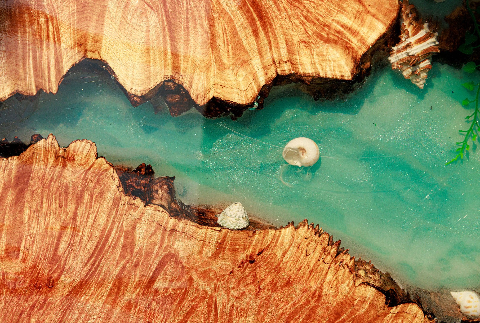 A close-up of a table.