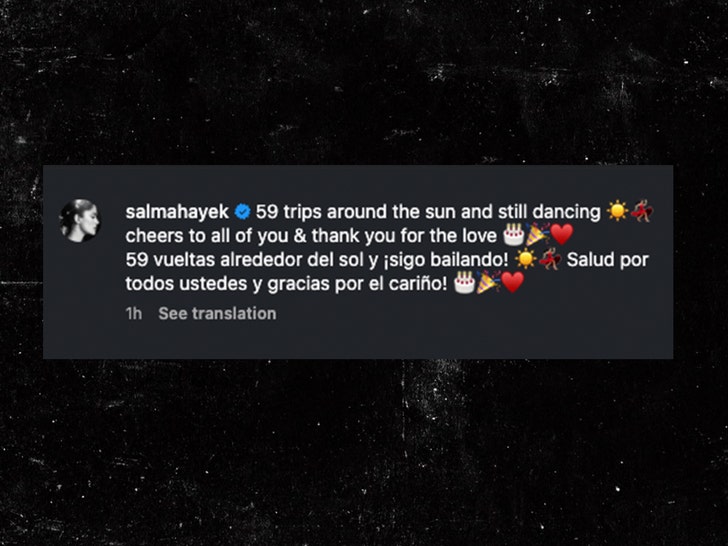 selma hayek birthday post instagram c