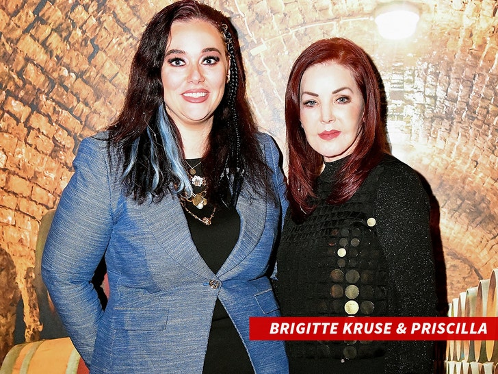 Brigitte Kruse Priscilla Presley getty 2