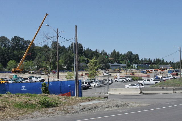 East Link OMF construction