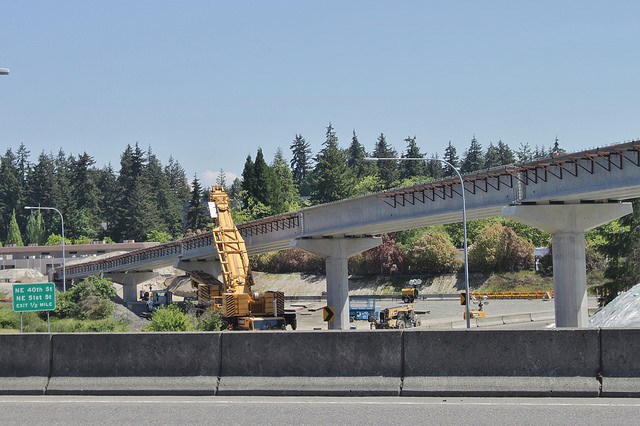 East Link crossing 148th Avenue