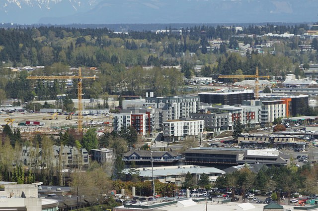 Spring District from Downtown Bellevue, April 2018